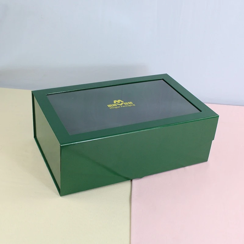 Gift  Magnetic Boxes With Clear Lids (3)